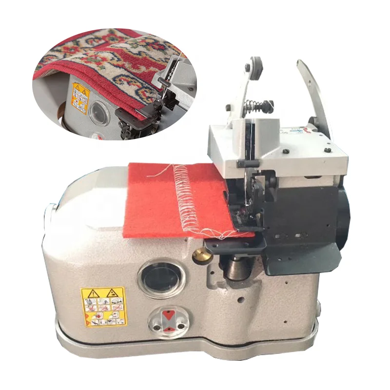 

Carpet overlock sewing machine for edging