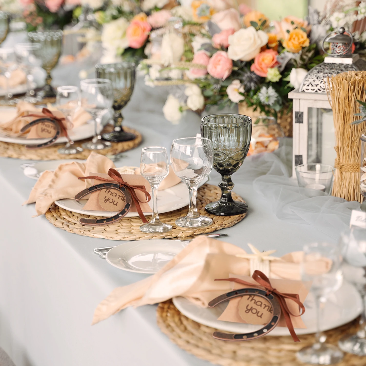 Металлические мини-подковы Lucky Horse с коробками для конфет 20 шт