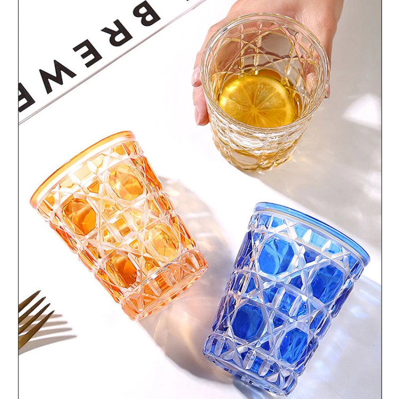 Кружки для чая и виски в клетку 300 мл |