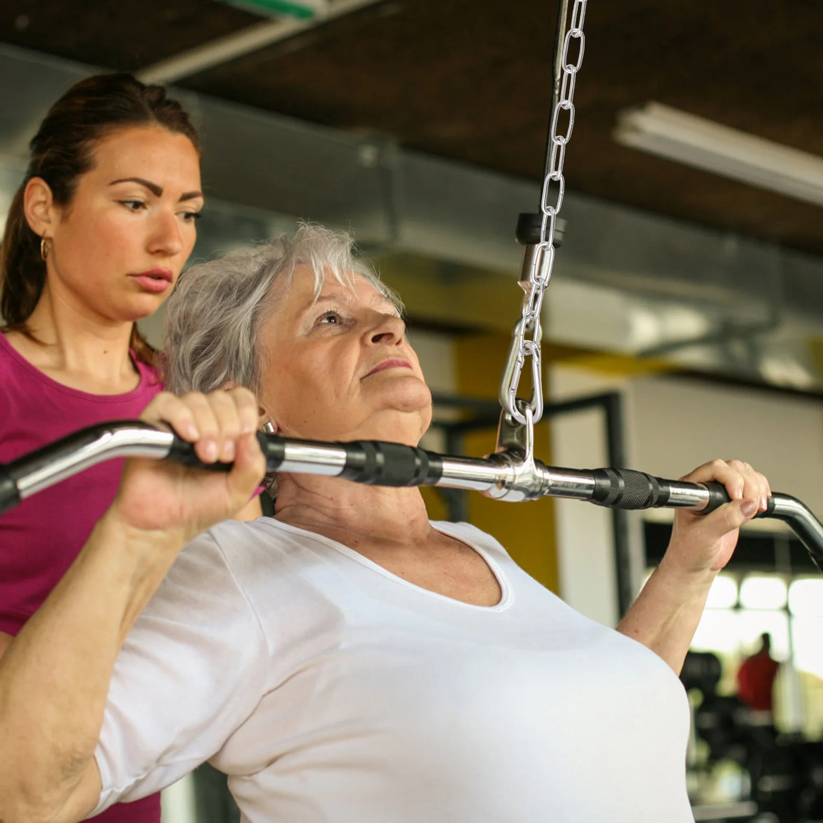 Удлинитель шкива аксессуары для фитнеса системы спортзала железный трицепс