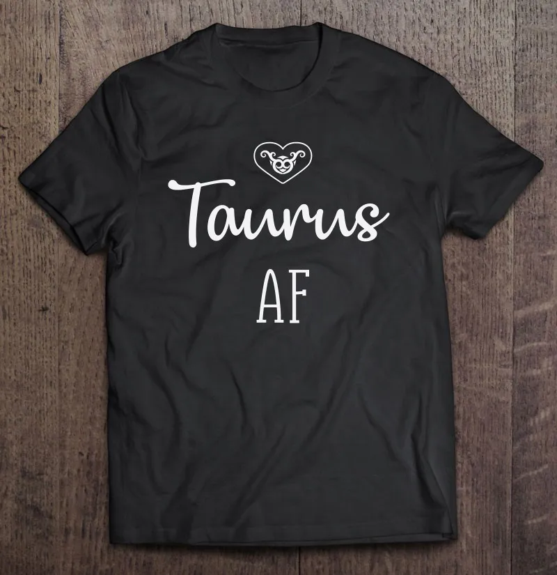 

Мужская футболка с рисунком Телец Af-Taurus, футболка с рисунком в подарок, мужская одежда