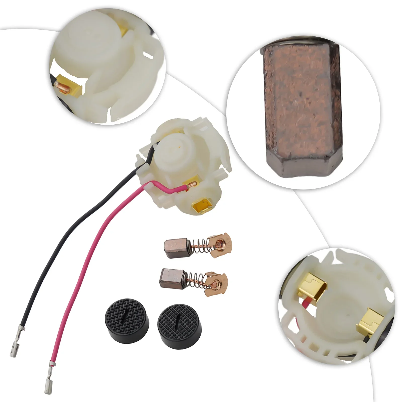 Комплект колпачков держателя щетки Угольная щетка BGA402 BGA450 BGA452 BGD800 BGD801 BJS101 BJS160 BJS161