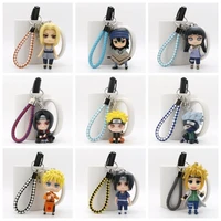 naruto anime key chain model pendant doll schoolbag car pendant boy girl gift