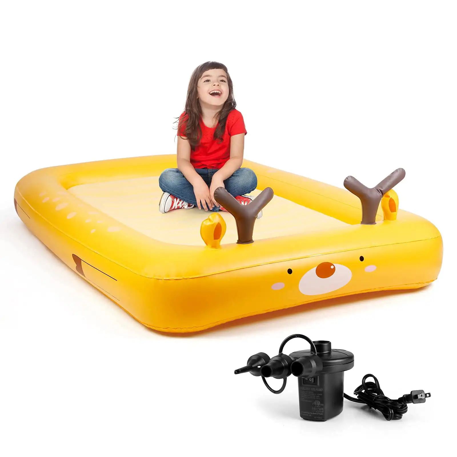 

Toddlers Air Mattress Bed with pump Christmas Gift for Kids