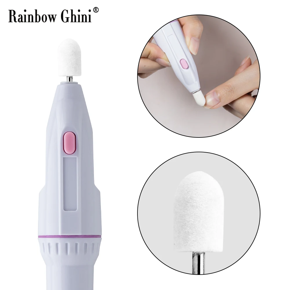 Радужные машины Ghini для маникюра электрическая мини-дрель ногтей маникюрная