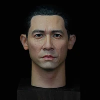 best sell 16 hand painted movie superstar hong kong handsome guy tony leung head sculpture for 12inch action body collect
