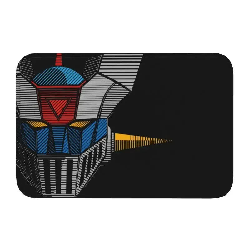 

Mazinger Z полноразмерные напольные кухонные коврики для ванной, противоскользящие наружные коврики НЛО в стиле аниме манга, подстилка для гостиной