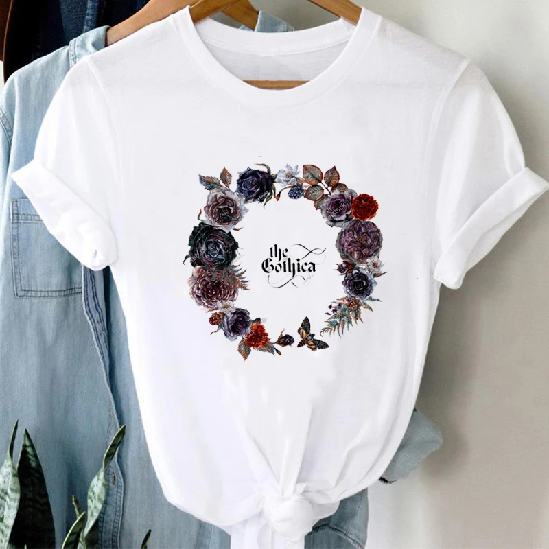 

Простая женская футболка с коротким рукавом с акварельным принтом для путешествий модное женское платье с принтом Футболка с принтом для ж...