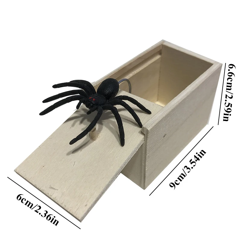 Surprising Horror Toy Funny Scary Gift For Friends Surprises For Halloween Tricky Wooden Box