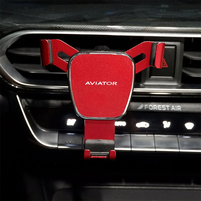 Купи Gravity Car Phone Holder For Lincoln Aviator Car Air Vent Clip Mount For Lincoln Navigator Mkx Mkz Mkc Mkt Mks Town Futura за 271 рублей в магазине AliExpress