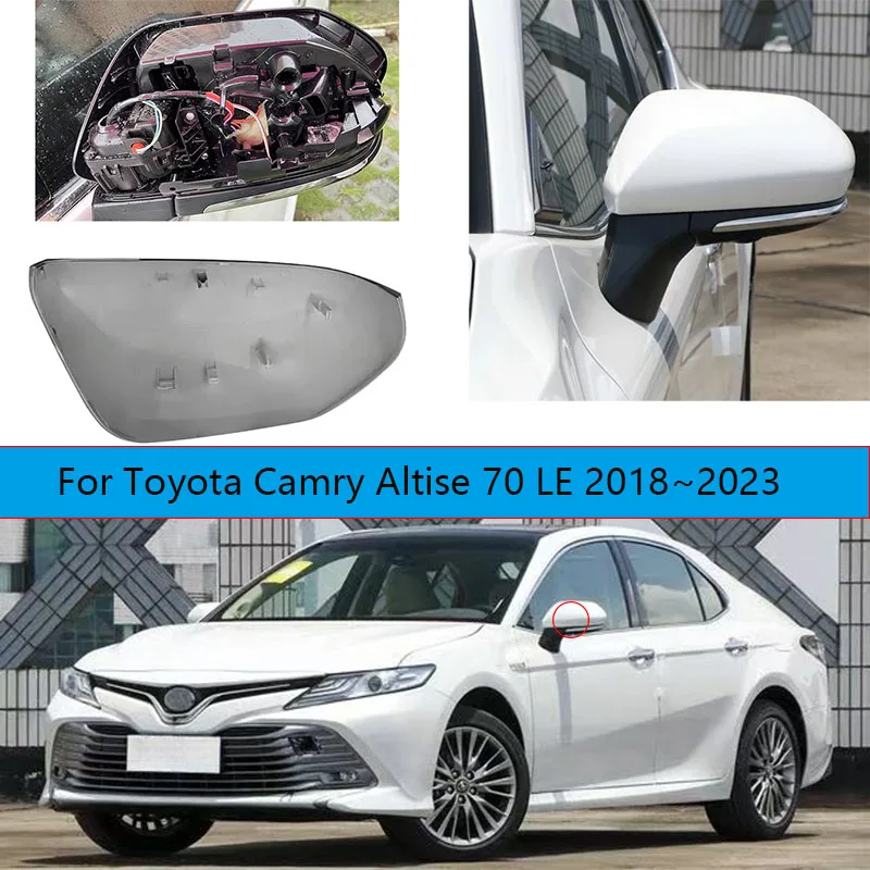 Фото Для Toyota Camry Altise 70 LE 2018~2023: Крышка/корпус зеркала заднего вида, аксессуары для автомобиля №2