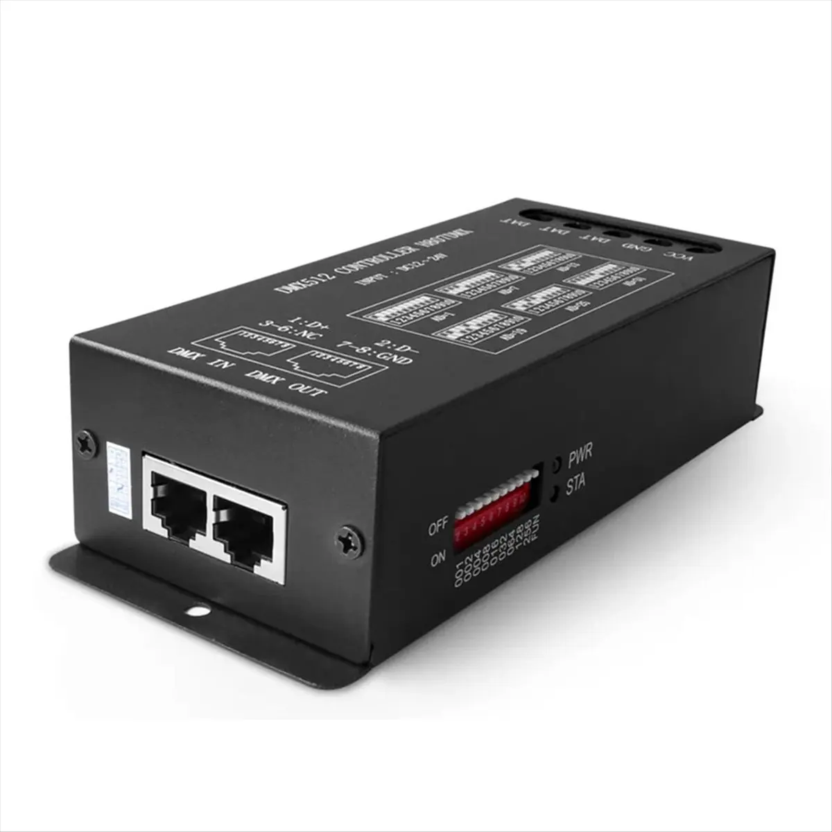 Контроллер светодиодов GTS DMX512 H807 RGB для WS2811 WS2812B WS2813 WS2815, контроллер пиксельных светодиодных лент, сценическое освещение, 1024 пикселя (art.: 3920dcbdf8b99) - 3920dcbdf8b99