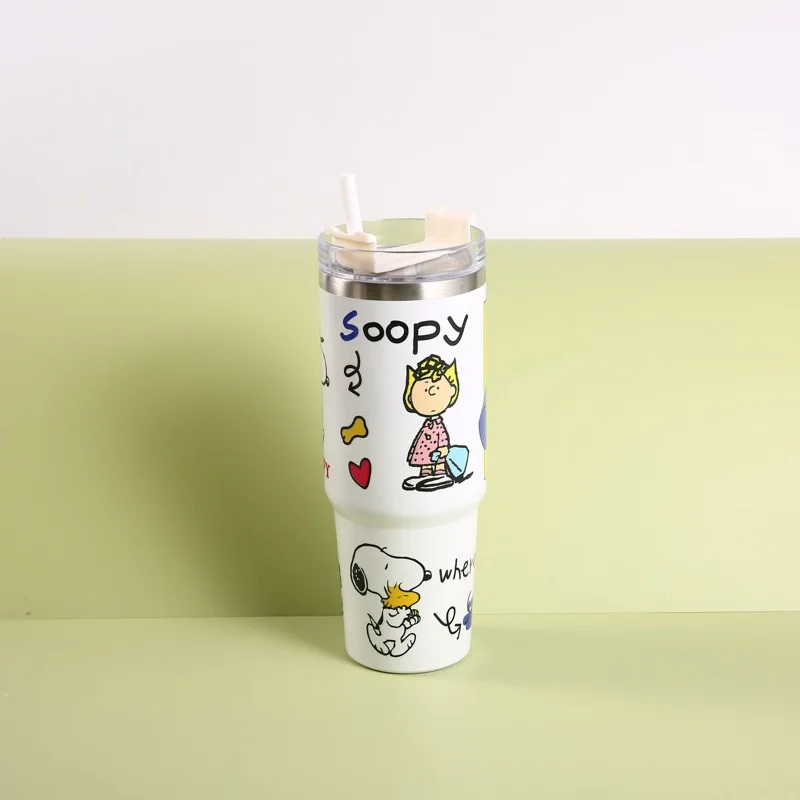 Sanrio Hello Kitty Kuromi Cinnamoroll 30 Унций Бутылка Для Воды Из Нержавеющей Стали Изолированный