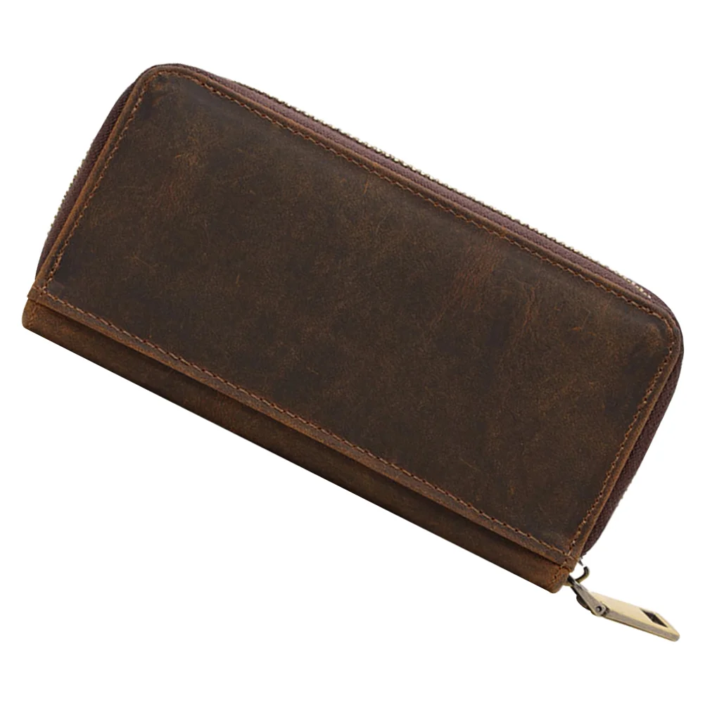 

Watch Bag Men Jewelry Box Organizer Storage Case Zipper Gift Cowhide Outdoor Lovers Band