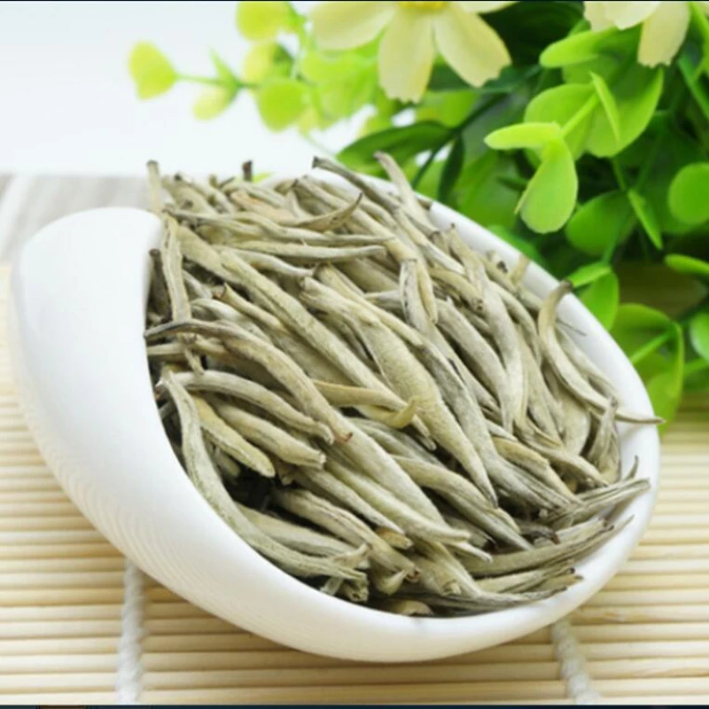 

2022 Baihao Yingzhen bai Grade Baihaoyinzhen Silver Needle For Weight Loose Chinese Natural Organic Food No Teapot