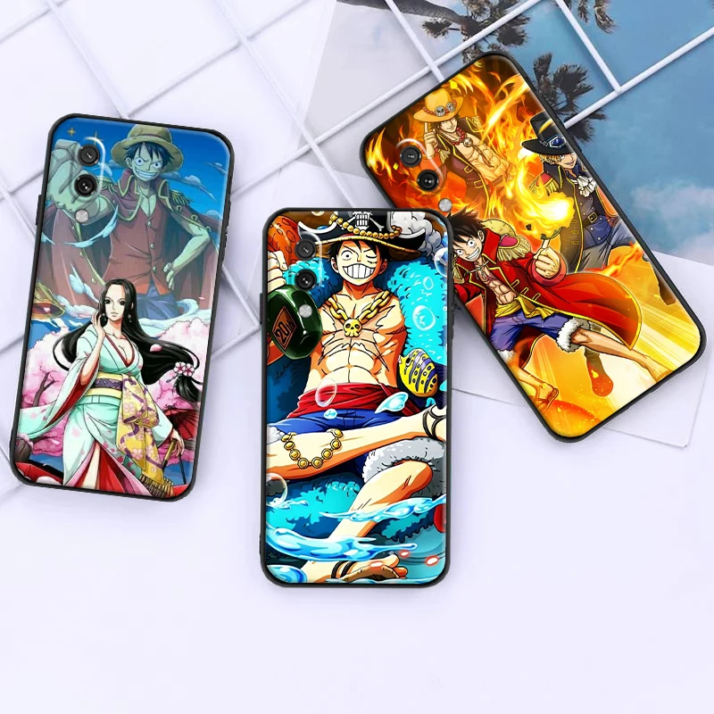 

One Piece Cartoon Japan Anime For Xiaomi Redmi 9 9C 9A 9AT 9i Phone Case Coque Back Silicone Cover Black Carcasa Liquid Silicon