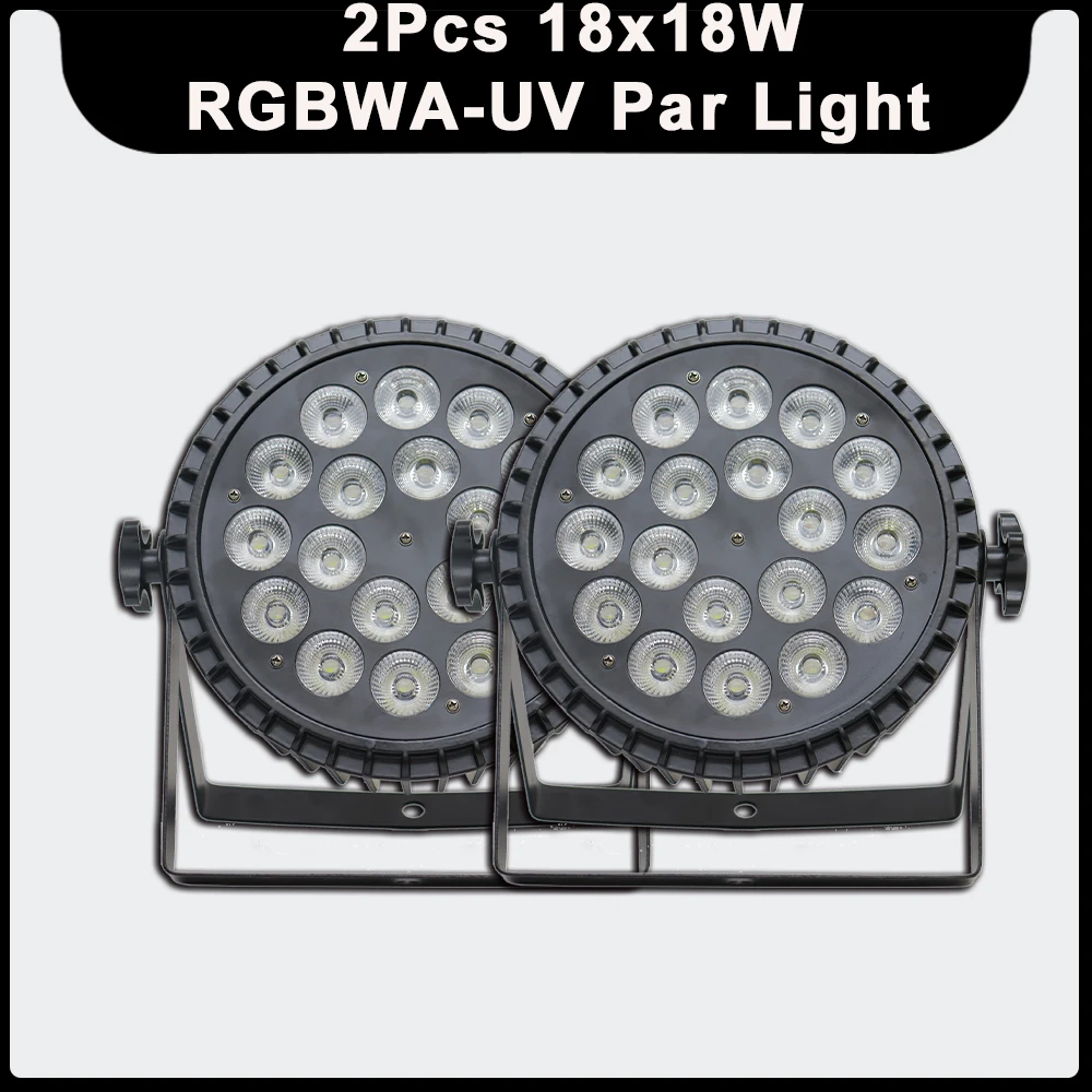 2 шт./партия светодиодный светильник из алюминиевого сплава 18x18 Вт