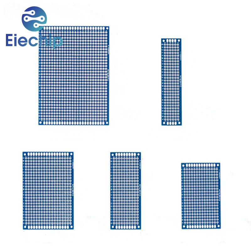 

5/10PCS PCB Board Double Side 2x8 3x7 4x6 5x7 7x9cm Pcb Prototyping Board Blue Prototype Circuit Boards Diy Electronic Kit