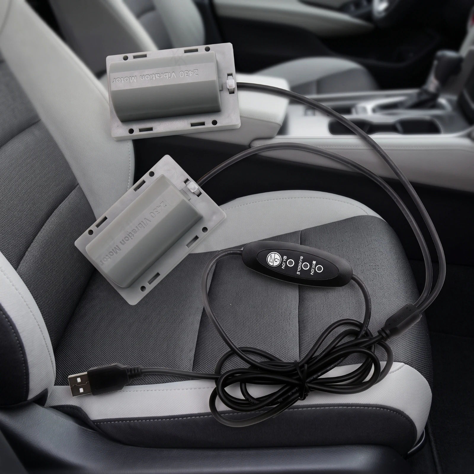 Вибрационный мотор-редуктор с USB-питанием, двойной, с автоотключением, регулируемой скоростью, для DIY-проектов и массажных подушек (art.: 3920dc33d680d) - 3920dc33d680d