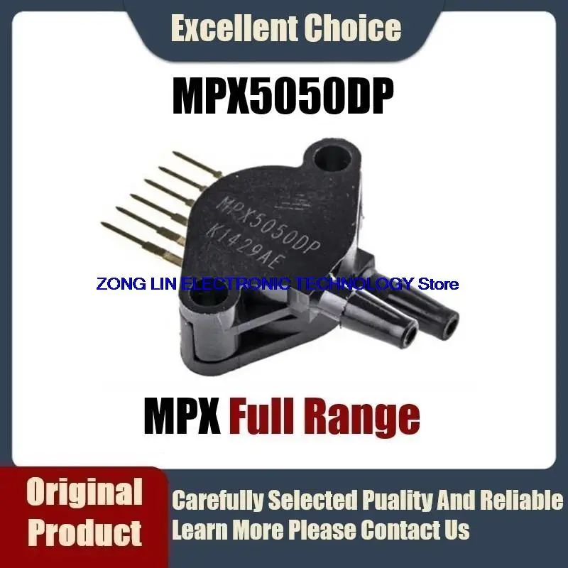 1-10Pcs/Lot Original Authentic MPX5050DP Package SIP-6 Transmitter Pressure Sensor Chip MPX5050D MPX5050