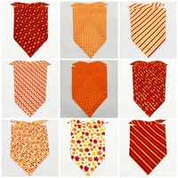 dog bandanas washable geometric print autumn style dog bandanas scarf square bib for cat dog accessories for summer pet supplies