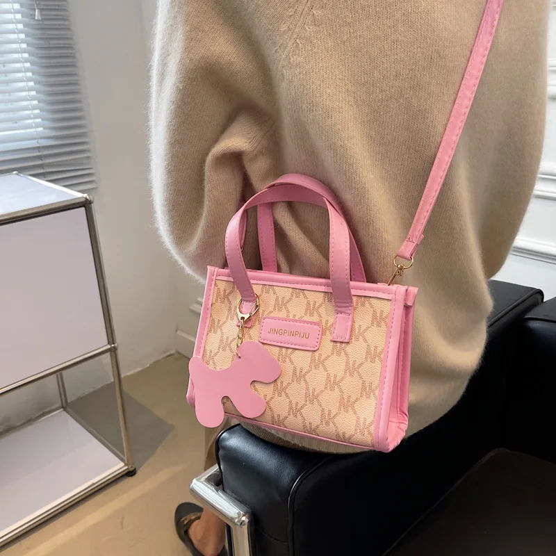 

Small Women Bags New 2022 Fashion PU Portable Bag Popular Shoulder Messenger Bag Small Square Bag