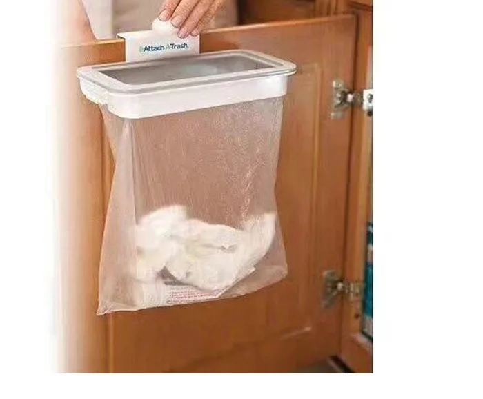 

Портативный держатель для мусорных мешков на дверцу кухонного шкафа
