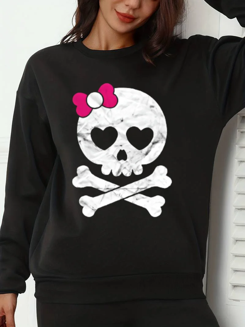 

2023 Halloween New European and American Sweatshirt Women Sweatshirt Soft Warm Casual Female Hoodies Graphic Print Sweatshirts