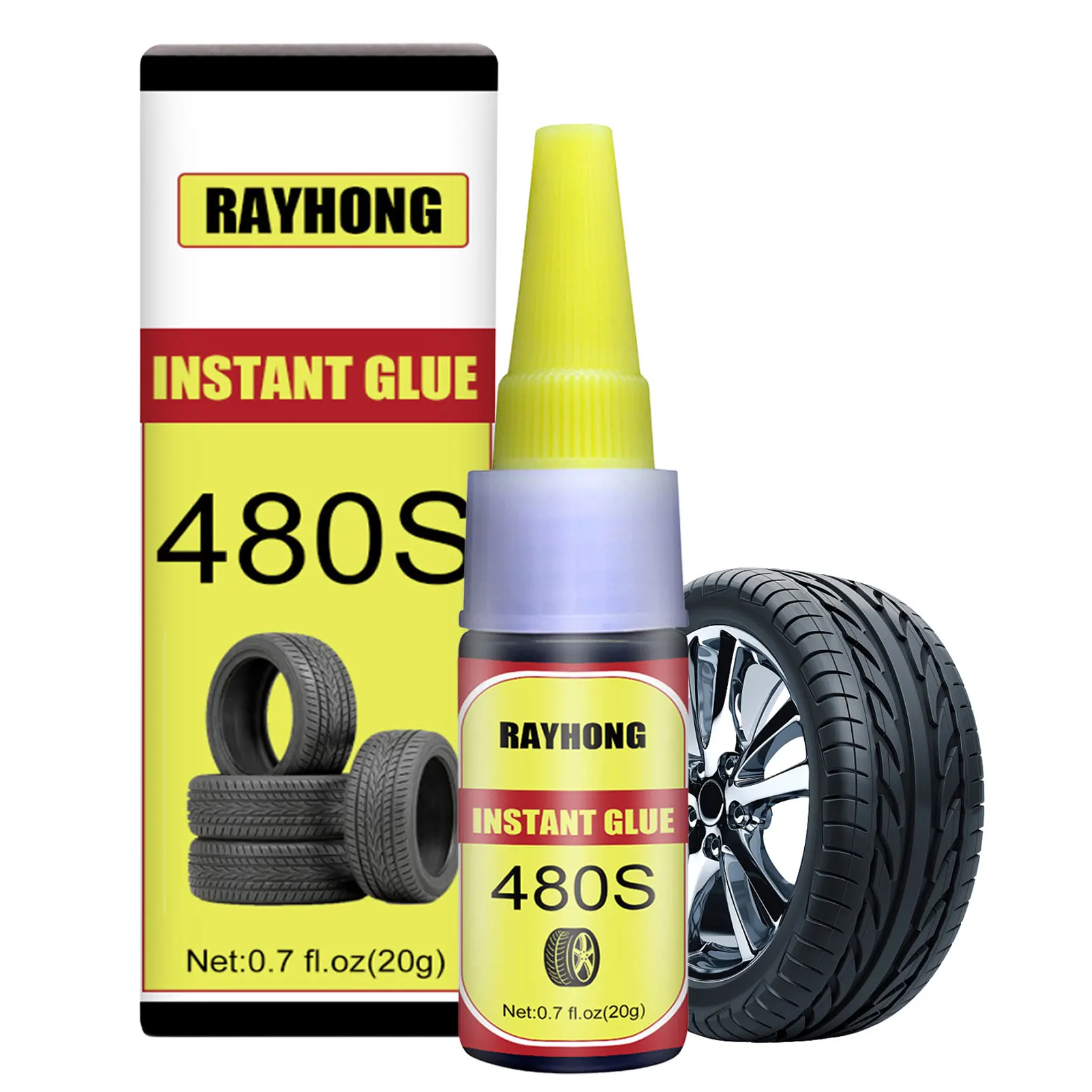 20 ML Tyre Sealant Mighty Tire Repair Glue Ultra High-Quality Tyre Repair Tool Strong Binding Protection Glue Waterproof