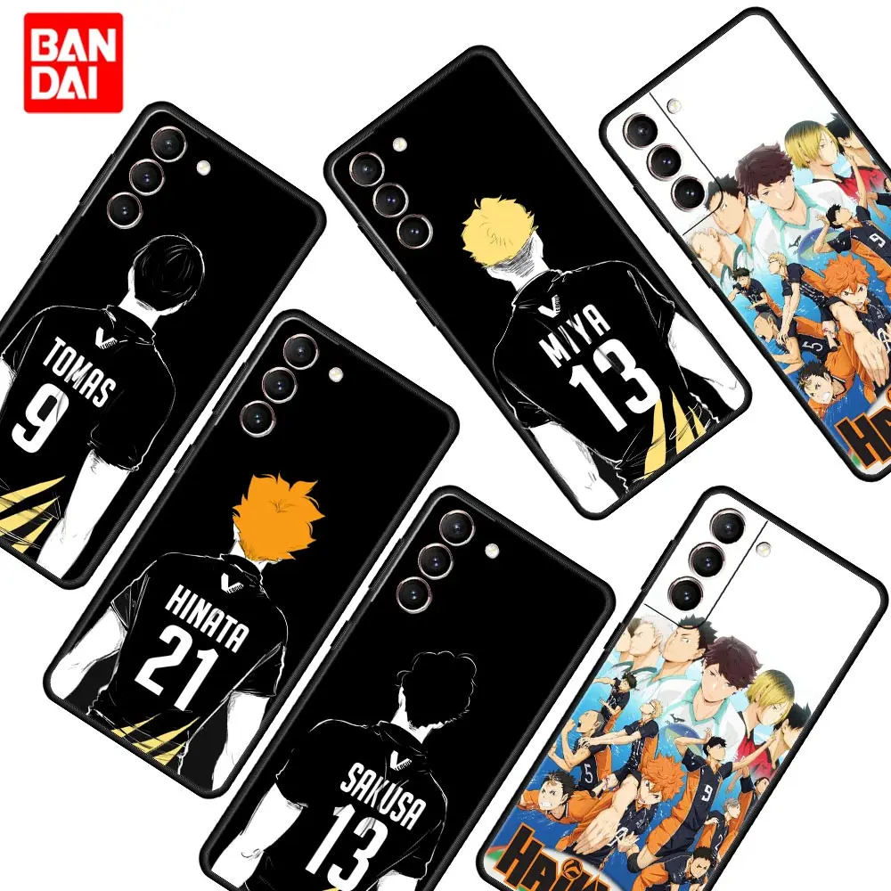 

Haikyu!! Haikyuu Case for Samsung Galaxy A12 A52 S20 FE A51 A50 S21 A21s Ultra Thin Soft Matte Luxury Phone Black Silicone Cover