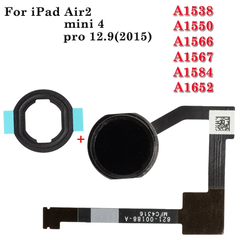 Кнопка домой гибкий кабель для iPad mini 4 air 2 Pro 12 9 2015 A1538 A1550 a1566 A1567 a1584 a1652 Главная