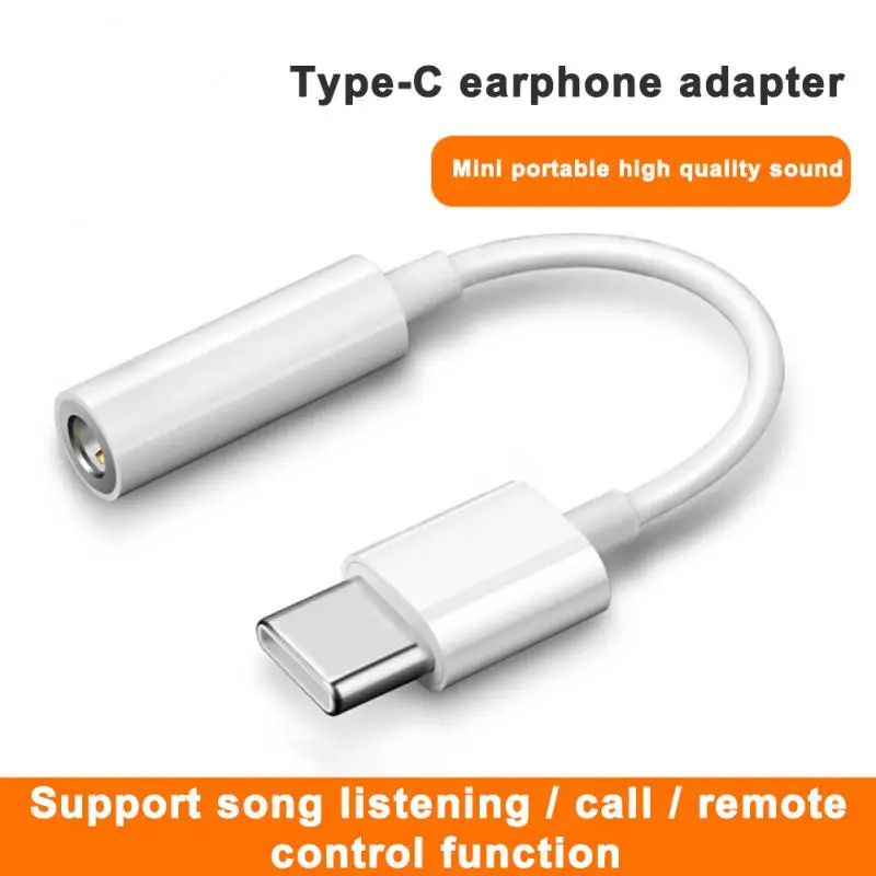 

Type-cUSB 3.1 To 3.5mm Headphone Converter Suitable For Huawei Xiaomi Samsung Smartphones Mini Portable Headphone Converter