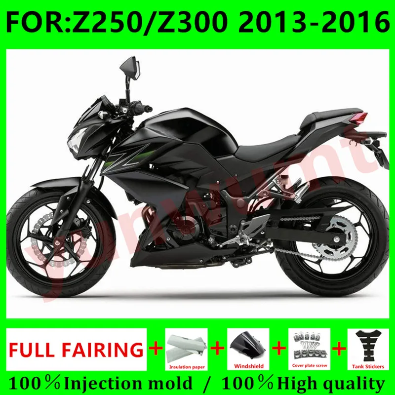 

Новый комплект обтекателей ABS для мотоцикла Z250 Z300 Z 250 300 2013 2015 2014