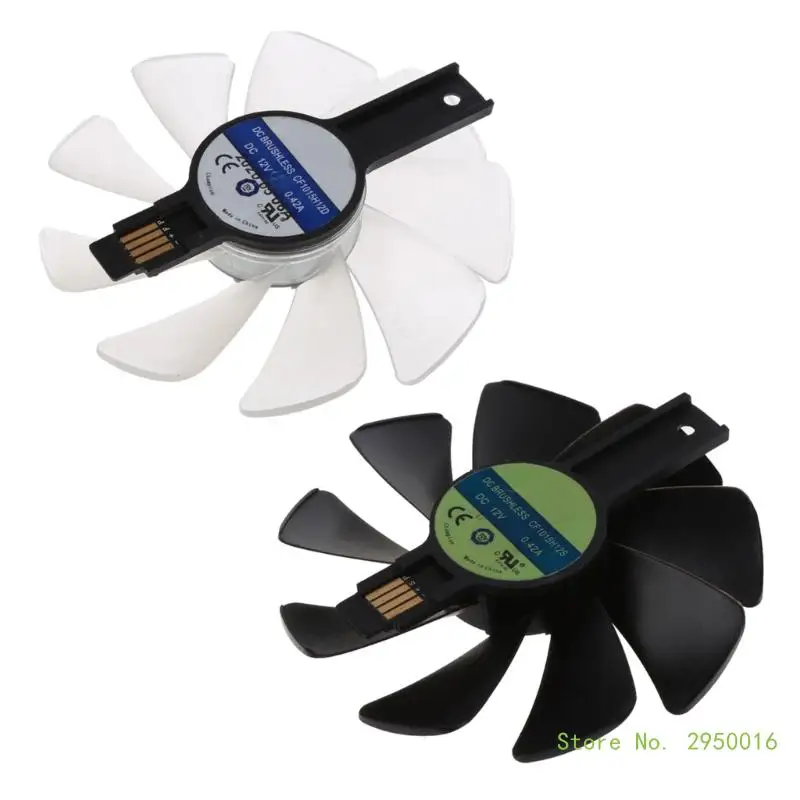 

95mm 4Pin 12V Cooler Fan CF1015H12D CF1010U12S Fan Graphics Card Cooling Fan for NITRO RX470 480 570 580 Cooler