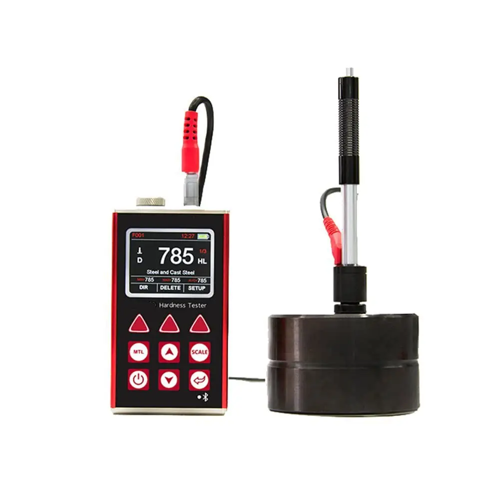 Цифровой Leeb портативный измеритель твердости с HL HB HRB HRC HRA HV HS шкала твердости USB интерфейс 500 группы данных