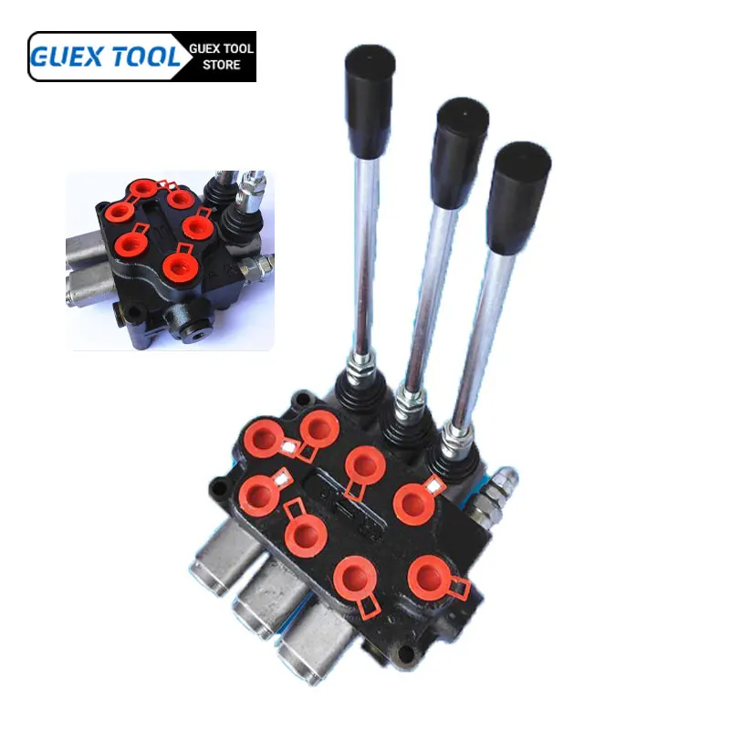 

ZD-L102 Multi-way Valve Distributor Hydraulic Multi-way Valve Reversing Valve Mechanical Cylinder Motor Distributor Control Tool