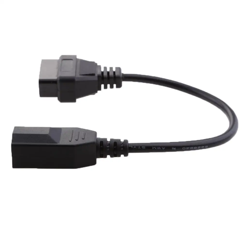 Автомобильный сканер считыватель кодов OBD2 16-контактный адаптер Соединительный