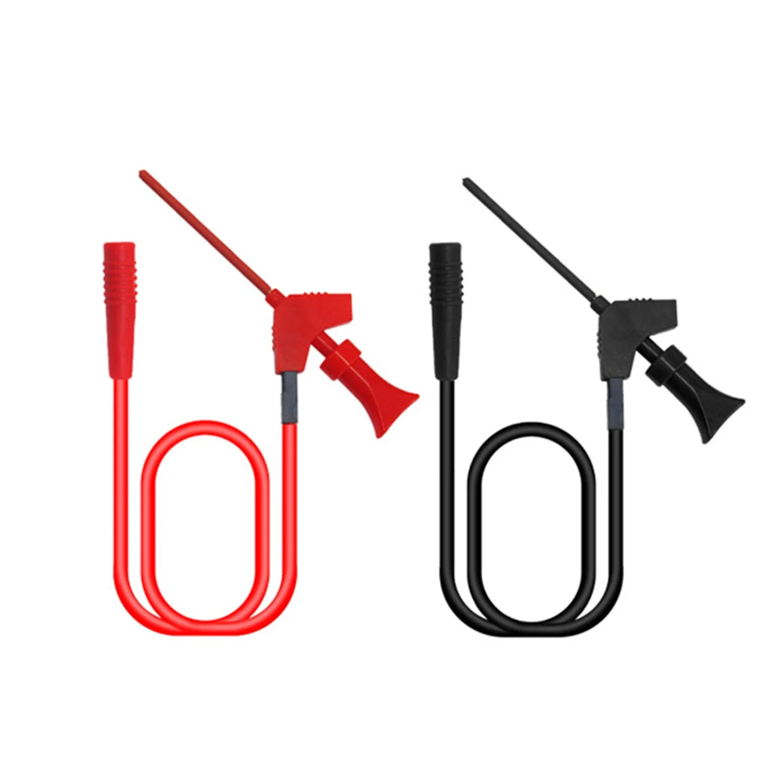 Зажим для тестового крючка мультиметра. Мини-крючок для микросхем. Тестовый зажим с проводами до гнезда с отверстием 2 мм. тестовый кабель. деталей