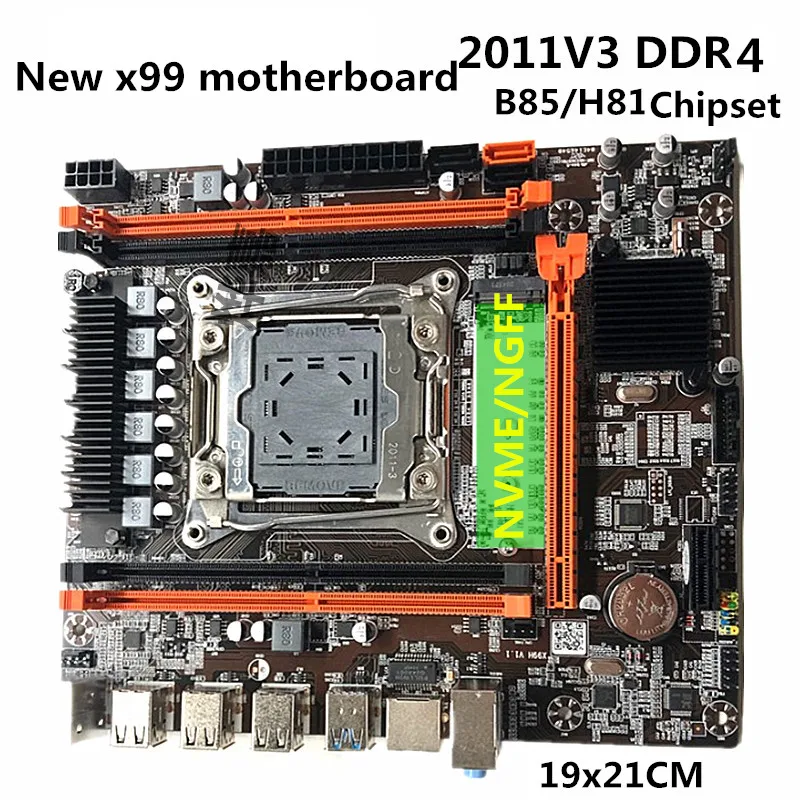 Слот материнской платы YEJIA X99, модель NVME M.2 SSD USB3.0 с поддержкой DDR4 REG ECC памяти и процессора Intel Xeon E5 V3 V4