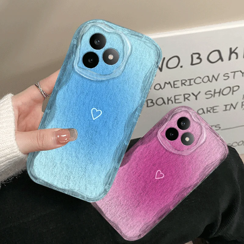 Гибкий чехол из ТПУ для Honor X8d 4G X6d 5G, защитный чехол с противоударным покрытием и рисунком в виде сердечек (art.: 3920da23df39b) - 3920da23df39b
