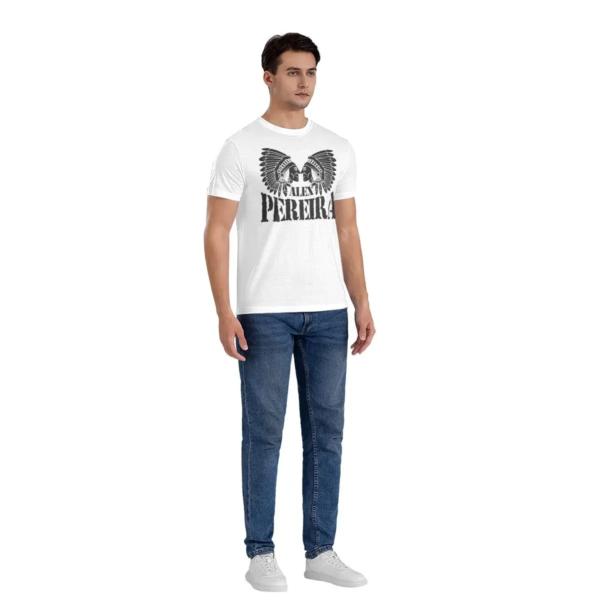 Мужская футболка с Алексом коротким рукавом принтом