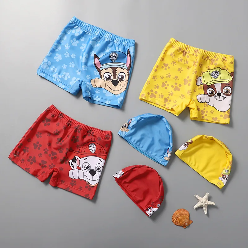 

PAW Patrol Children's Swimming Trunks Boys Swimwear Kawaii Cartoon Boxer Baby Swimwear