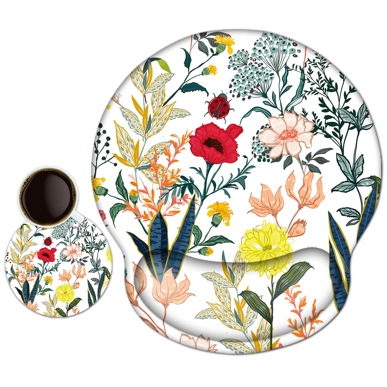 

Офисный коврик для мыши с гелевой поддержкой запястья, Эргономичный игровой Настольный коврик для мыши, подставка для запястья