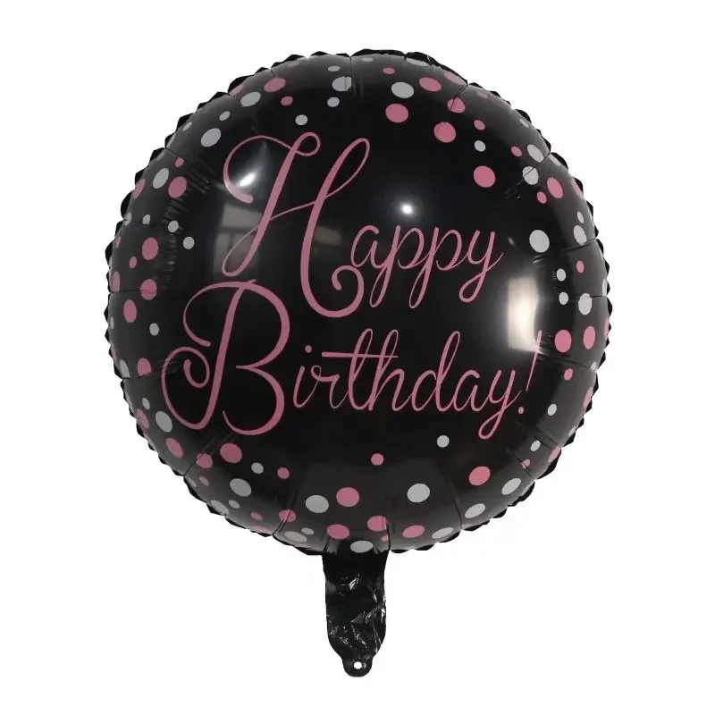 

LQVYI круглые фольгированные шары с днем рождения 10 штук 18 дюймов