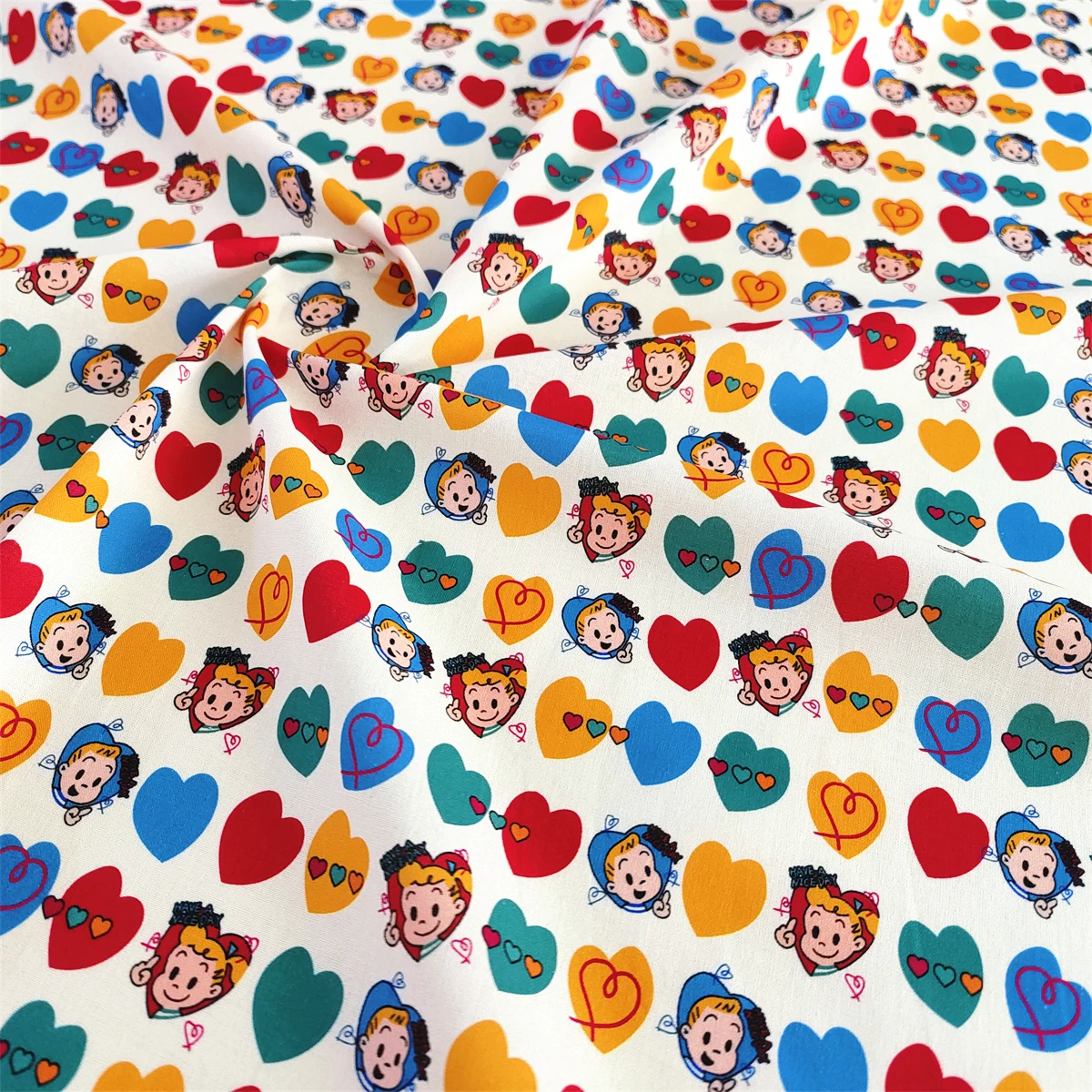 Ткани из чистого хлопка 20 мультяшная Осаму Харада хлопок с цифровой печатью