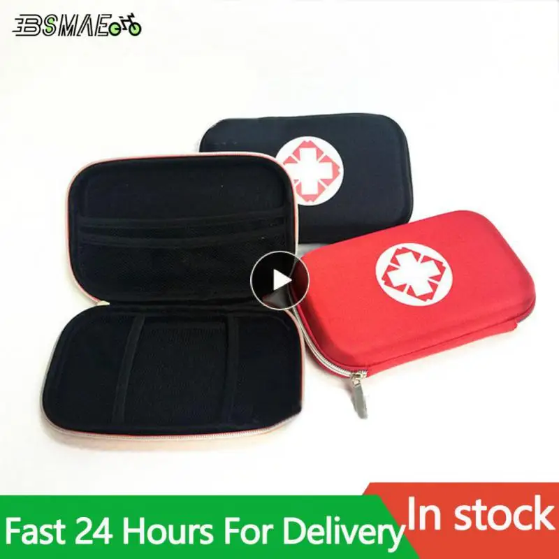 

Portable Medicine Bag Polyester First Aid Kit Bag Fashionable Wear-resistant First Aid Kit Kit Empty Storage Bag Eva