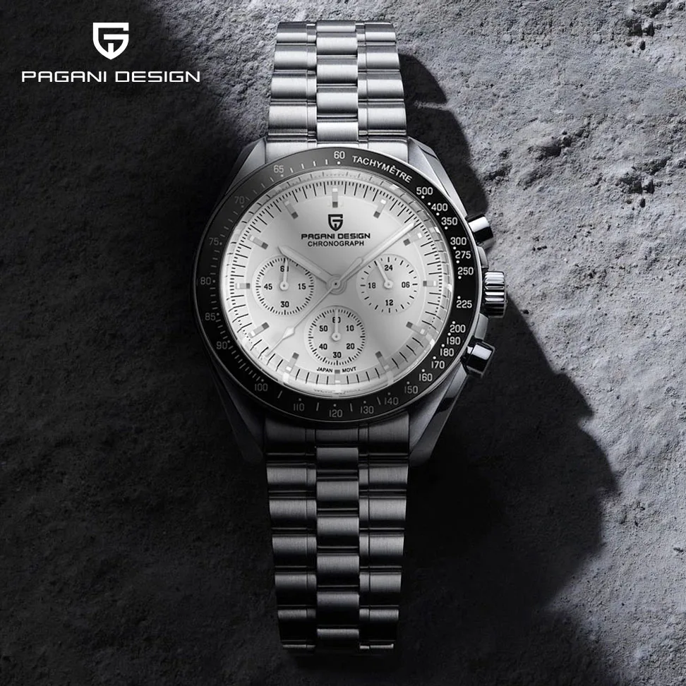 

PAGANI DESIGN 2023 New Men's Watches Automatic Date Speed Chronograph Sapphire Mirror Wristwatch Top Luxury Quartz Watch For Men