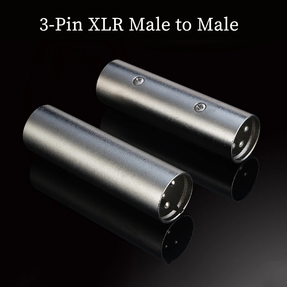 

3Pin XLR To RCA To 6.35mm Female To Male Converter Audio Adapter Male Mono Jack Lead Adapter Pro Audio Equipment