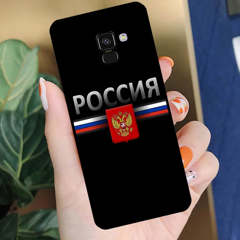 Чехол с гербами России для Samsung A9 A8 A7 A6 J8 J6 J4 Plus 2018 A3 A5 J1 2016 J5 J7 J3 2017 задняя крышка -