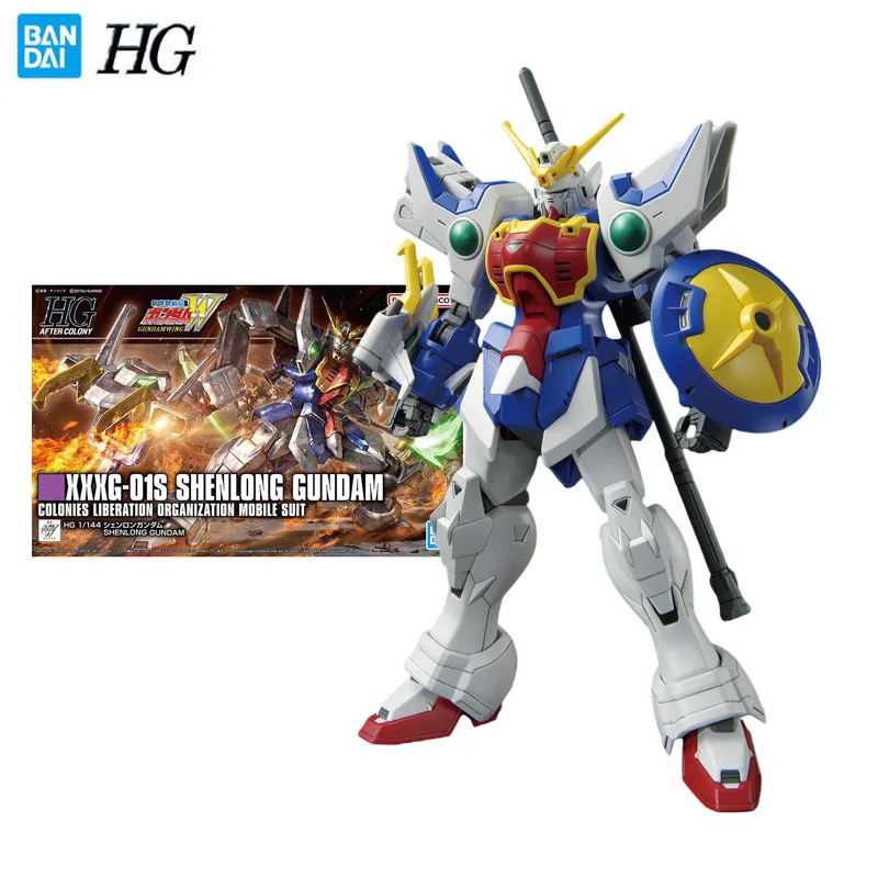 Hguc Series 1/144 Xxxg-01s Shenlong Gundam Anime Action Figure Toys For Boys Collectible